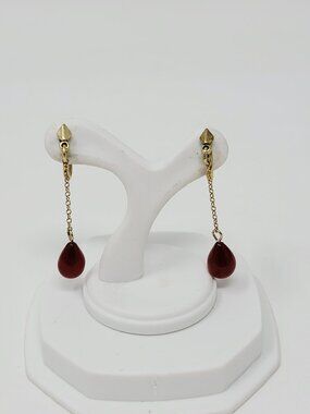 Vintage K&L Kordes & Lichtenfels Germany Screw Back Dangle Earrings